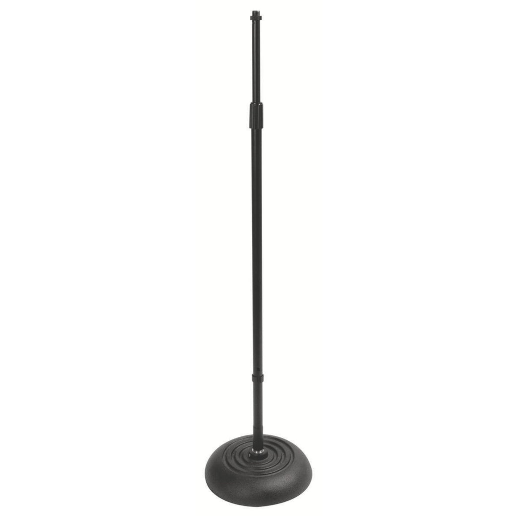 On-Stage Stands Quarter-Turn Round-Base Mic Stand (MS7201QTR) | MaxStrata®