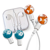 dekaSlides - Earbuds + 2 Pairs Graphics - Gimme Space & Peace Cat | MaxStrata