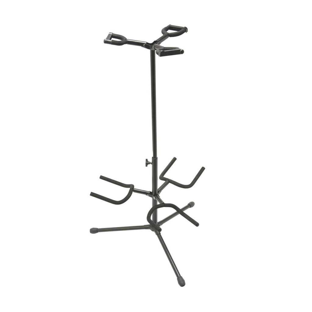 On-Stage Stands Deluxe Folding Triple Guitar Stand (GS7321BT) | MaxStrata®