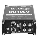 On-Stage Stands Passive Multimedia DI Box (DB1050) | MaxStrata®