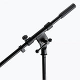 On-Stage Stands Drum/Amp Tripod Mic Stand with Boom (MS7411B) | MaxStrata®