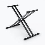On-Stage Stands ERGO-LOK Double-X Keyboard Stand with Welded Construction (KS7291) | MaxStrata®