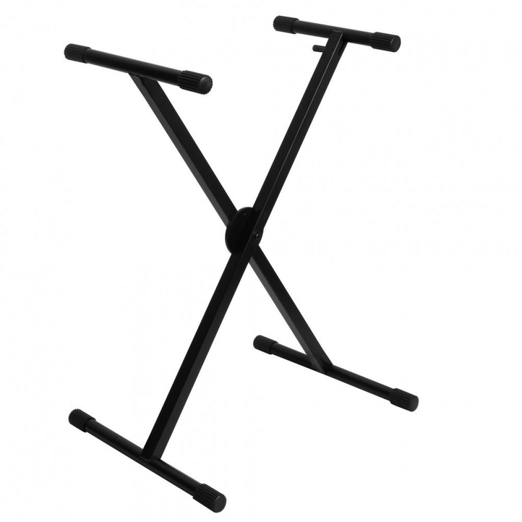 On-Stage Stands ERGO-LOK Single-X Keyboard Stand with Welded Construction (KS7290) | MaxStrata®