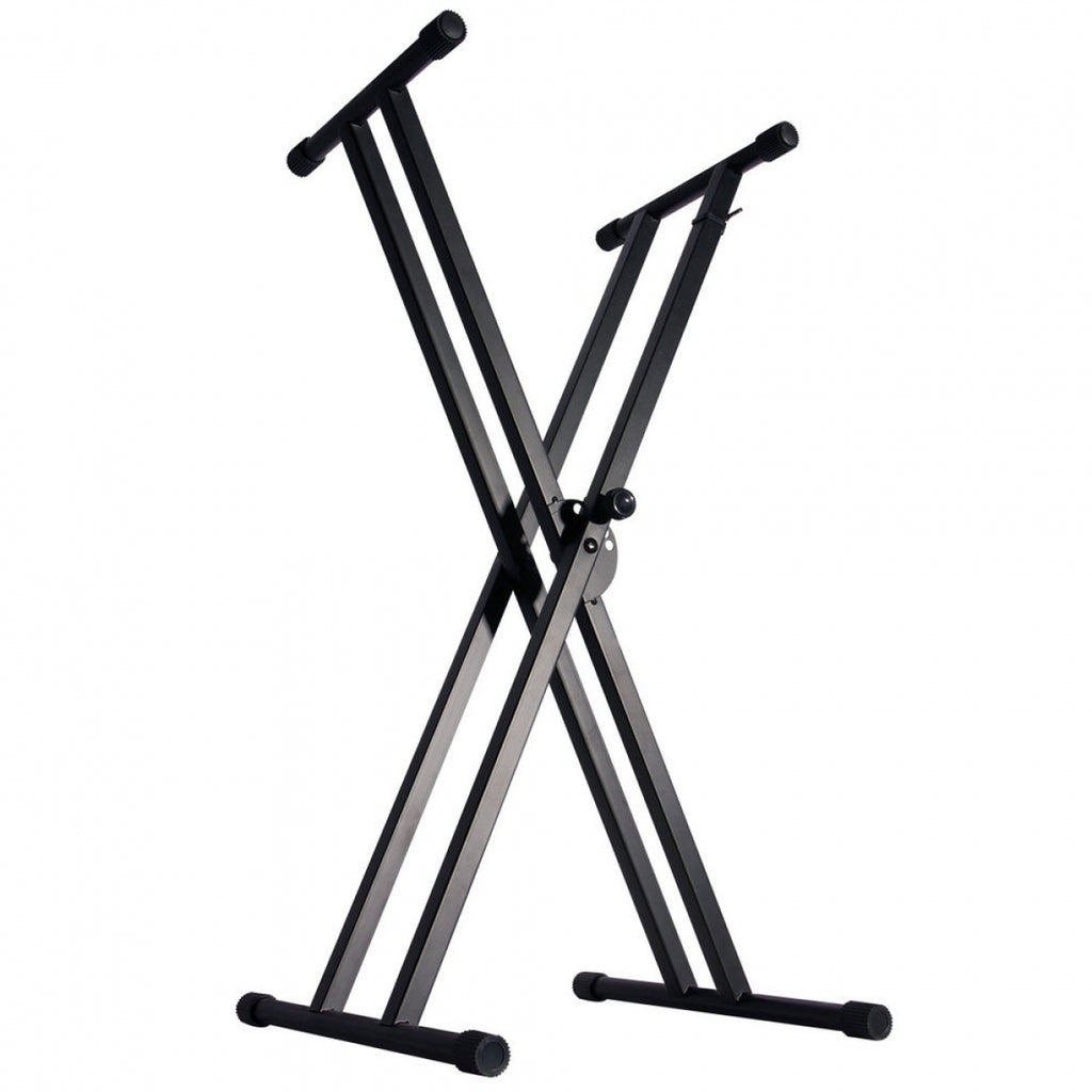 On-Stage Stands Double-X Keyboard Stand with Bolted Construction (KS7171) | MaxStrata®