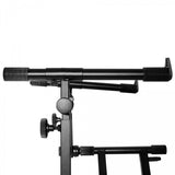 On-Stage Stands Double-X ERGO-LOK Keyboard Stand with Second Tier (KS7292) | MaxStrata®