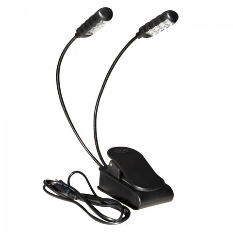 On-Stage Stands Dual USB-Rechargeable Sheet Music Light (LED2224) | MaxStrata®