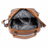 Karla Hanson Men's Compact Leather Travel Crossbody Bag | MaxStrata®