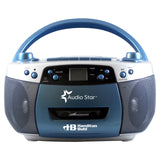 HamiltonBuhl AudioStar Boombox Radio, CD, USB, Cassette Player- Tape & CD Converter | MaxStrata®