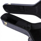 On-Stage Stands Hardshell Molded Shallow-Body Acoustic Guitar Case (GCA5500B) | MaxStrata®