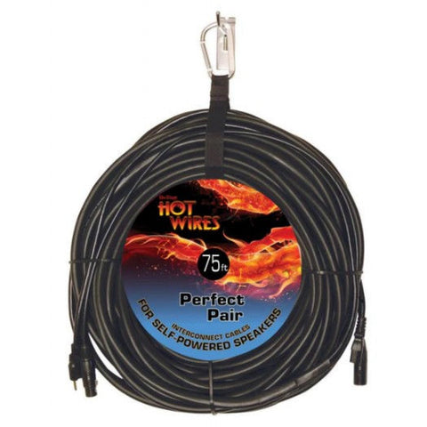 On-Stage Hot Wires Perfect Pair Powered Speaker Cable Assembly (75') (MPCOMBO-75) | MaxStrata®