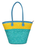 Karla Hanson Women's Summer Beach Straw Bag | MaxStrata®