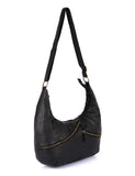 Karla Hanson Avery Pre-Washed Women's Hobo Bag with Zippers | MaxStrata®