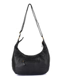 Karla Hanson Avery Pre-Washed Women's Hobo Bag with Zippers | MaxStrata®