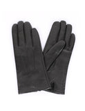 Karla Hanson Women's Deluxe Leather Touch Screen Gloves - Black | MaxStrata®