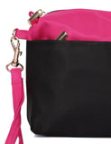 Karla Hanson RFID Organizer Swap Bag - Pink/Black | MaxStrata®