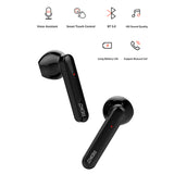 Reiko Tws Wireless Earbuds with Charging Case Macaron Finishing in Black | MaxStrata