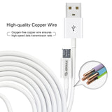 Reiko 5Ft Micro USB Micro USB Data Charging Cable  in White | MaxStrata