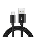 Reiko USB-C Fast Charge/Sync Cable 6.5 Ft in Black (12Pcs) | MaxStrata