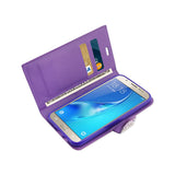 Reiko Samsung Galaxy J7 Diamond Rhinestone Wallet Case in Purple | MaxStrata