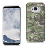 Reiko Samsung Galaxy S8 Edge /S8+ /S8+/ S8 Plus Shine Glitter Shimmer Camouflage Hybrid Case in Green | MaxStrata