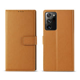 Reiko Slim Stand Case with Card Holder Slots Samsung Galaxy Note 20 Ultra in Brown | MaxStrata