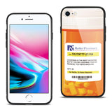 Reiko iPhone 7/8/SE2 Hard Glass Design TPU Case with Pill Container | MaxStrata