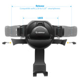 Reiko One Touch Air Vent Car Mount Phone Holder-Black | MaxStrata
