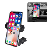 Reiko Universal Cell Phone Air Vent Car Mount Holder Cradle in Black | MaxStrata