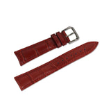 Reiko Watch 42Mm Genuine Leather Iwatch Band Strap Without Band Adaptors 38Mm in Red | MaxStrata