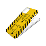 Reiko "Social Distancing" Design Case for Apple iPhone 11 Pro in Yellow | MaxStrata