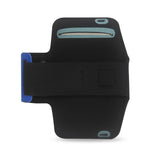 Reiko Running Armband with Touch Screen Case 6X3x0.75 Inches in Navy | MaxStrata
