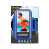 Reiko Running Armband with Touch Screen Case 6X3x0.75 Inches in Navy | MaxStrata