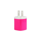 Reiko 1 AMP Wall USB Travel Adapter Charger in Hot Pink | MaxStrata