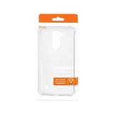 Reiko LG K10 Clear Bumper Case with Air Cushion Protection in Clear | MaxStrata
