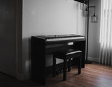 Artesia "Big Easy" 88-Key Harmony Studio Piano Bundle | Includes Piano, Sustain Pedal, Stand, Bench, Cover, Music Rack + Headphones | MaxStrata®