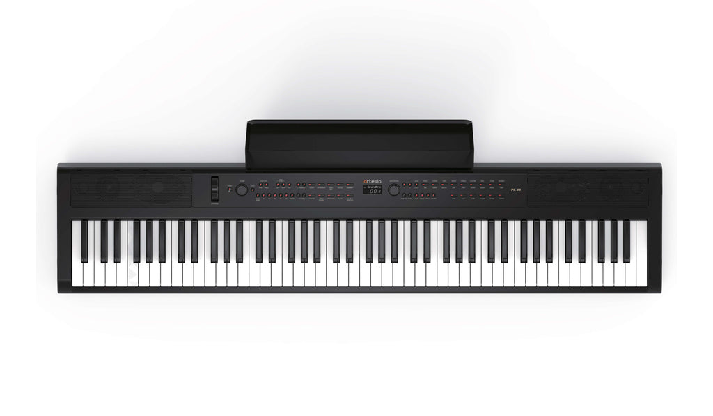 Artesia PE-88 Deluxe Bundle | 88 Key Digital Piano with Semi Weighted Action & Built In Speakers | MaxStrata®