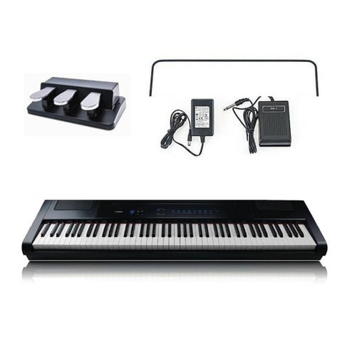 Artesia Pa-88H+ 3-Pedal Bundle - 88-Key Weighted Hammer Action Digital Piano + Sustain Pedal/Asp-3X3m + Power Supply | MaxStrata