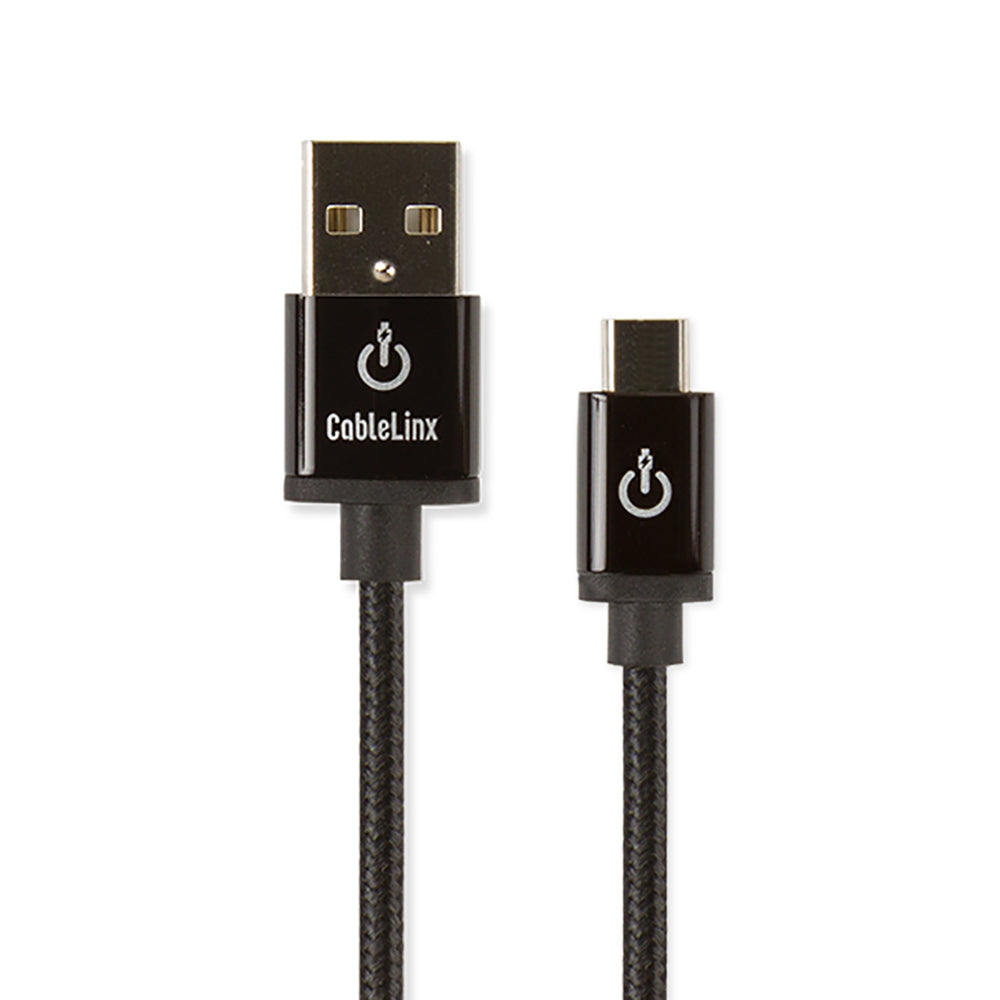 CableLinx Elite 8" Micro to USB-A Charge & Sync Braided Cable | MaxStrata®