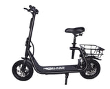 GlareWheel EB-C1PRO Folding Electric Moped - High Speed City Commuting Electric Scooter with Seat | MaxStrata®