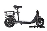 GlareWheel EB-C1PRO Folding Electric Moped - High Speed City Commuting Electric Scooter with Seat | MaxStrata®