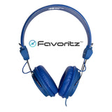 HamiltonBuhl Favoritz TRRS Headset with In-Line Microphone - Blue | MaxStrata®