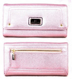 Karla Hanson Gemma Trifold Phone Wallet - Pink Lace | MaxStrata®