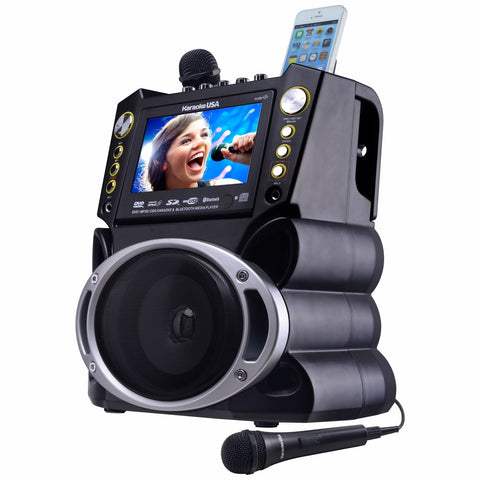 Karaoke USA GF844 DVD/CDG/MP3G Karaoke Machine | MaxStrata®