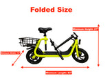 GlareWheel EB-NTEC1 Green Commuting Electric Bike/Scooter | MaxStrata®