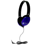 HamiltonBuhl Lab Pack of 24 Primo Stereo Headphones with 3.5mm Plug in Large Carry Case | MaxStrata®