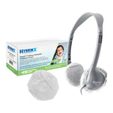 HamiltonBuhl Hygenx Sanitary Ear Cushion Covers (2.5" White, 50 Pairs) | MaxStrata®