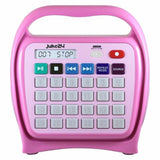 HamiltonBuhl Juke24 - Portable, Digital Jukebox with CD Player & Karaoke Function - Pink | MaxStrata®