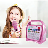 HamiltonBuhl Juke24 - Portable, Digital Jukebox with CD Player & Karaoke Function - Pink | MaxStrata®