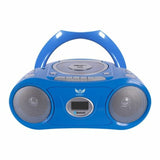 HamiltonBuhl Wireless 6 Person Listening Center with Bluetooth, CD/Cassette/FM Boombox | MaxStrata®