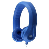 HamiltonBuhl Lab Pack of 10 Blue Flex-Phones Headphones for Early Learners | MaxStrata®